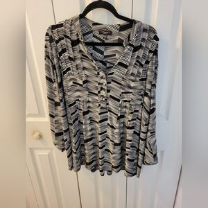 Cocomo 3/4 sleeve blouse EUC